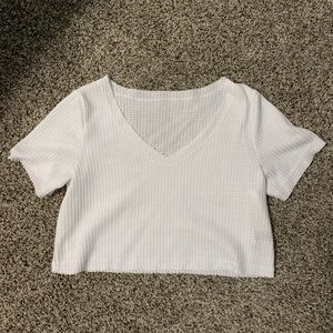 White Crop Top